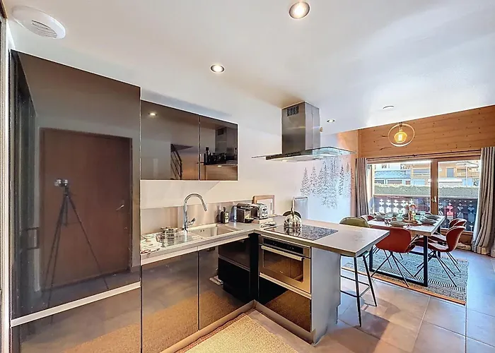 Le Papangue- Appartement-5pers-centre Station 몽트뢰